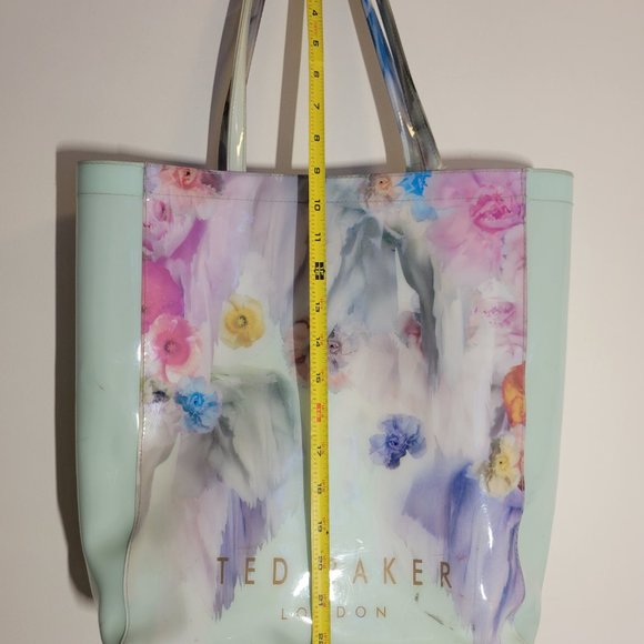 Ted Baker Multicolor Double Handle Inner Pocket Women's Tote Shoulder Handbag - Picture 14 of 16